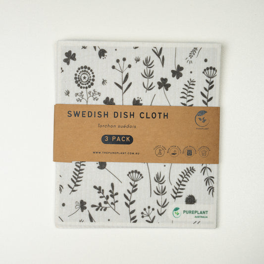 Swedish Dish Cloth - Serenity Garden (3-Pack)