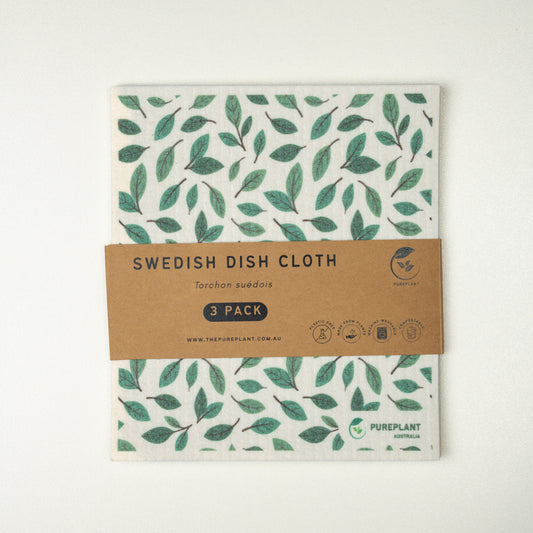 Swedish Dish Cloth - Leaf (3-Pack)