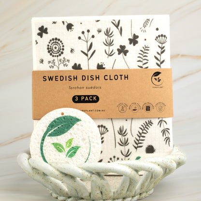 Sponge and Cloth Cleaning Duo