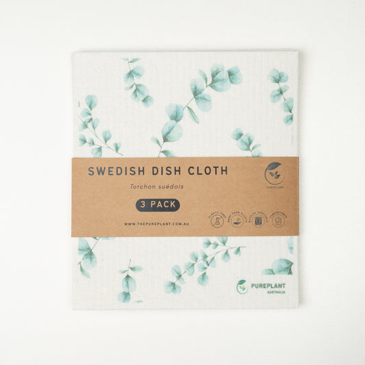 Swedish Dish Cloth - Eucalyptus (3-Pack)