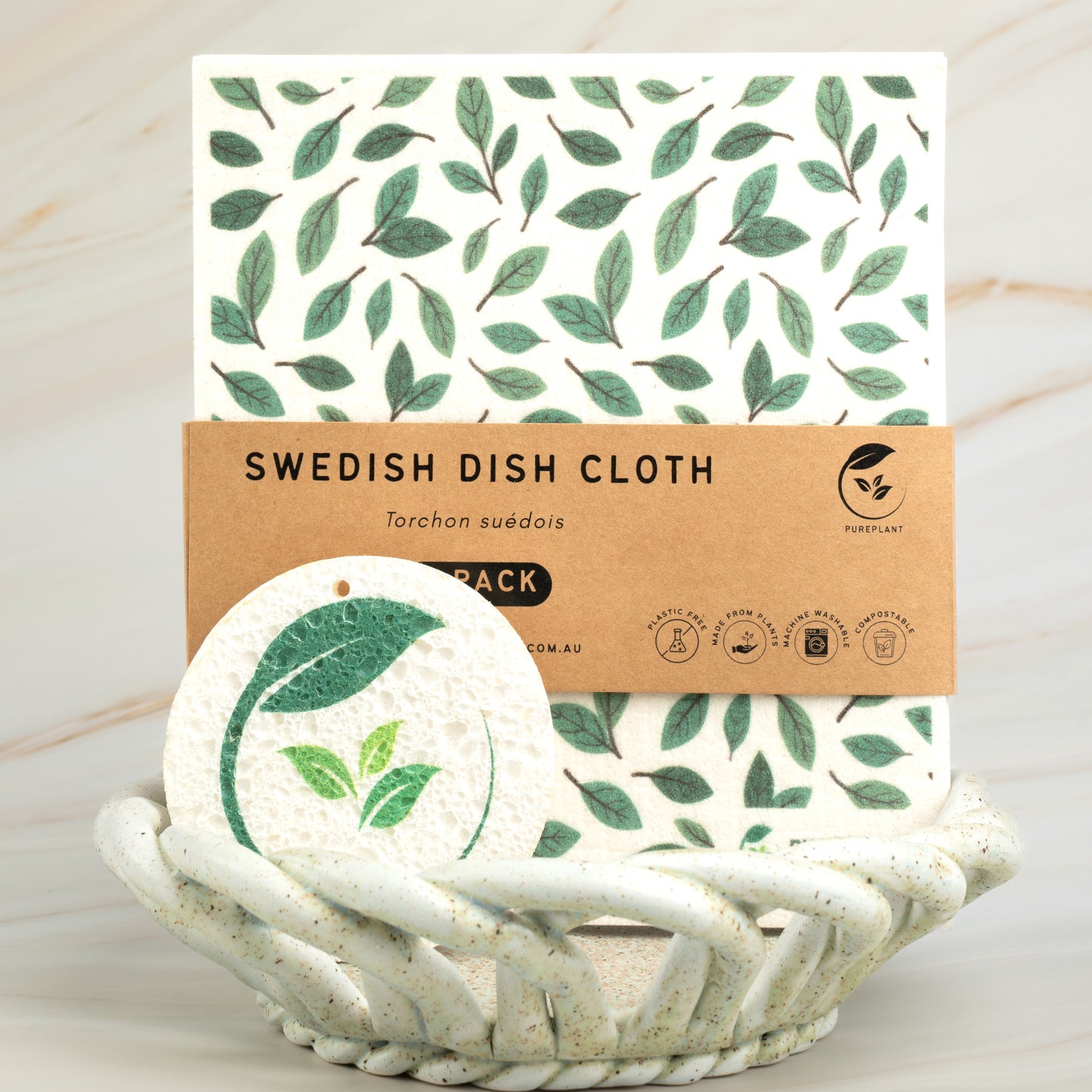 Sponge and Cloth Cleaning Duo